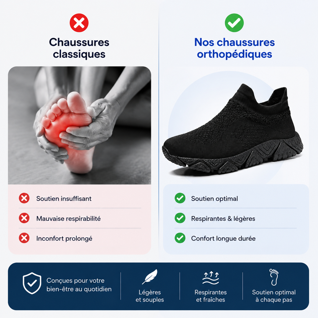 Baskets Orthopédiques Légères Plateforme