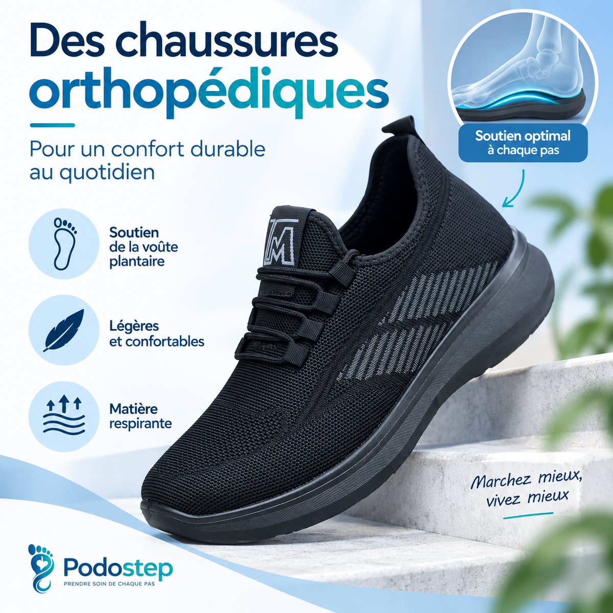 Chaussure Casual Homme Légères Respirantes
