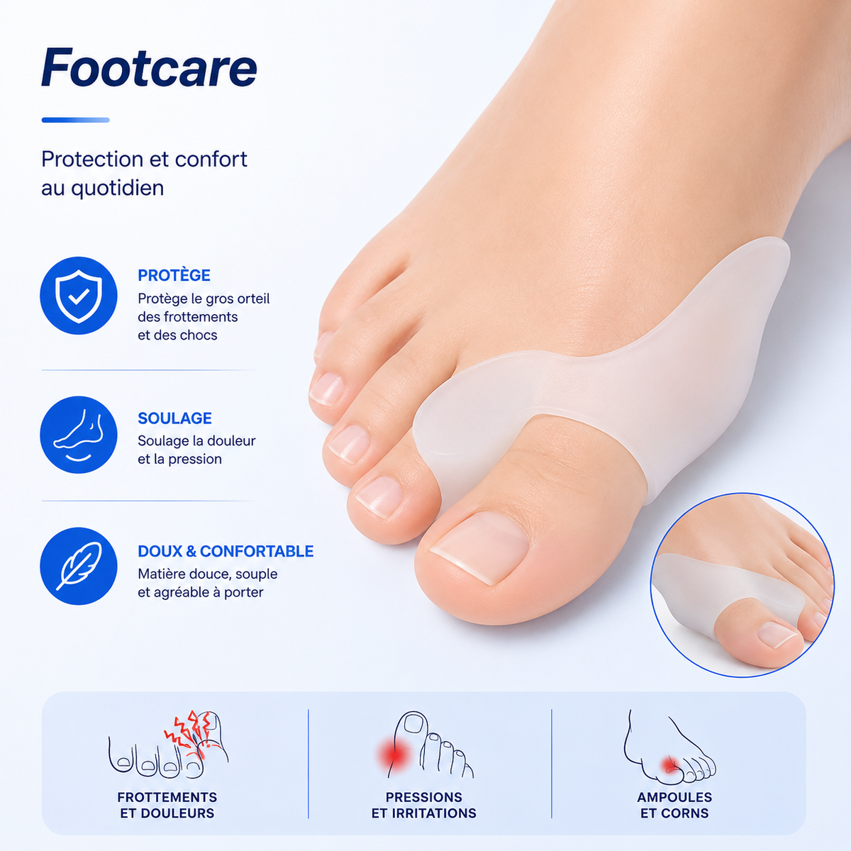 Correcteur d’oignon orthopédique