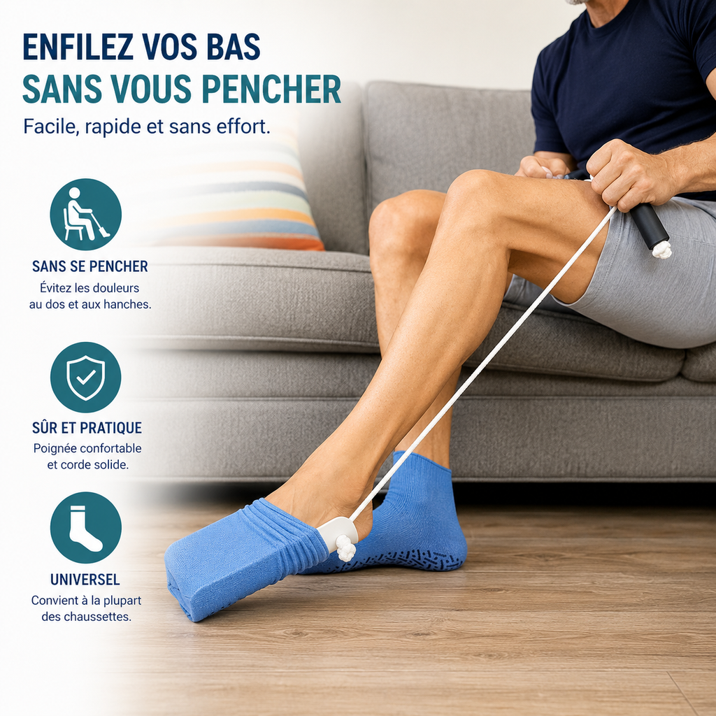 Enfile-Bas de Contention Simple et Sans Effort