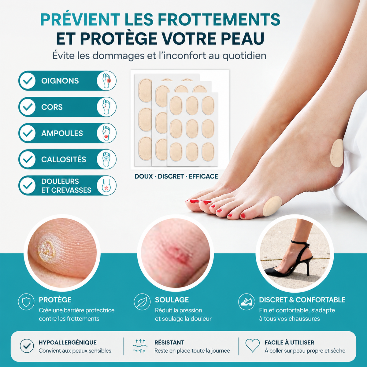Coussinet Métatarsien Anti-Frottement