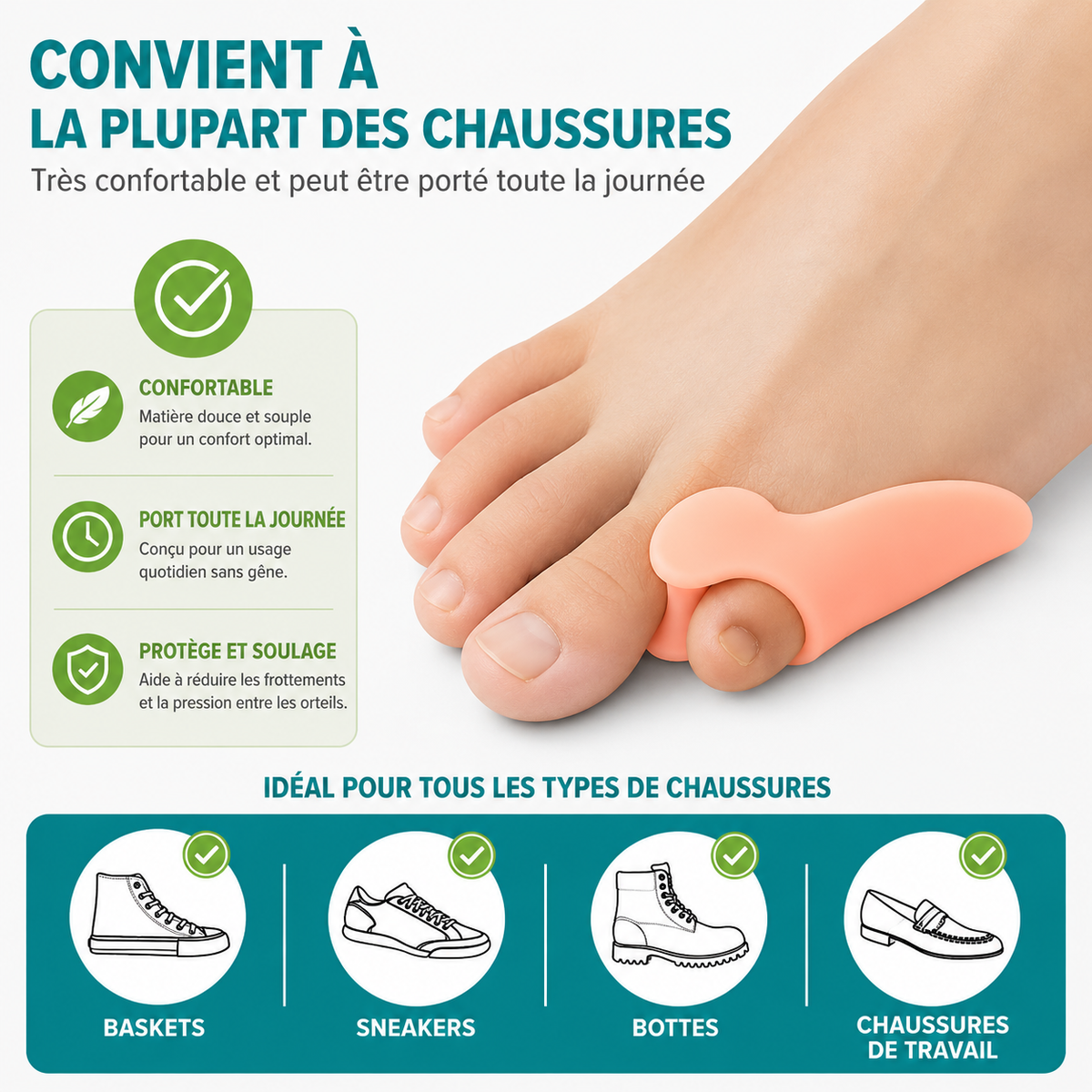 Séparateur Orthopédique d’Orteils