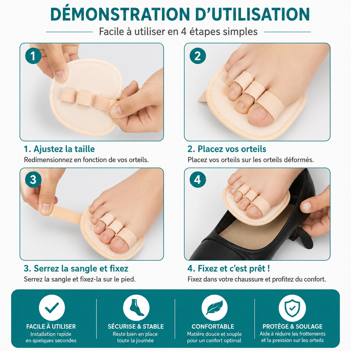 Protection Orteils Anti-Pression