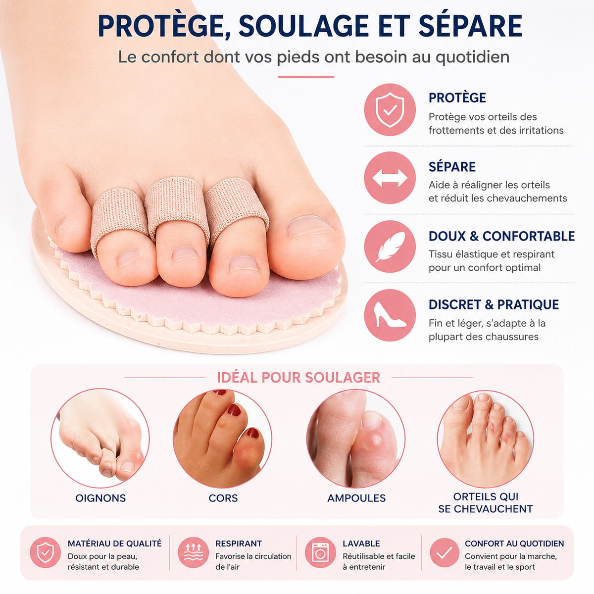 Protection Orteils Anti-Pression
