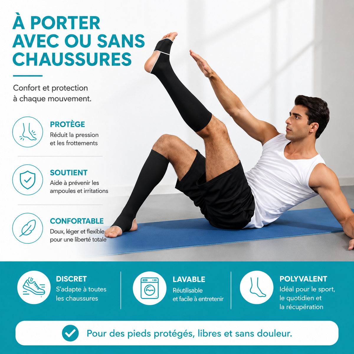 Chaussette de Compression Confort Quotidien