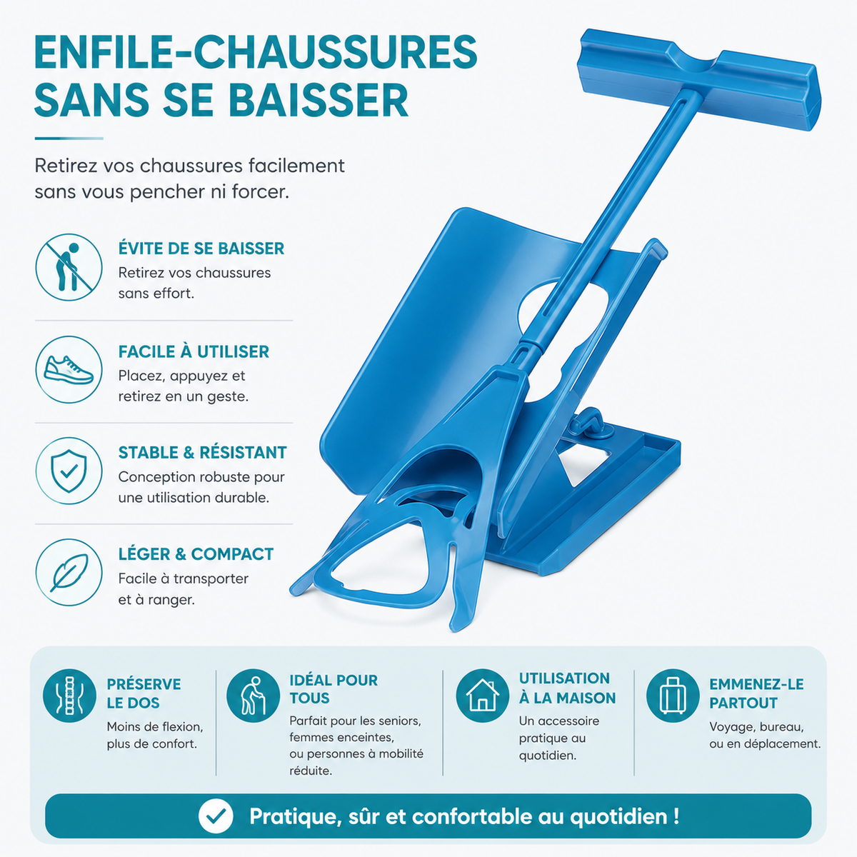 Enfile Bas de Contention Ergonomique