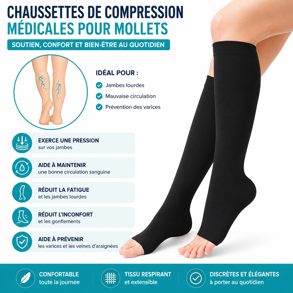 Bas de Contention Circulation Sanguine