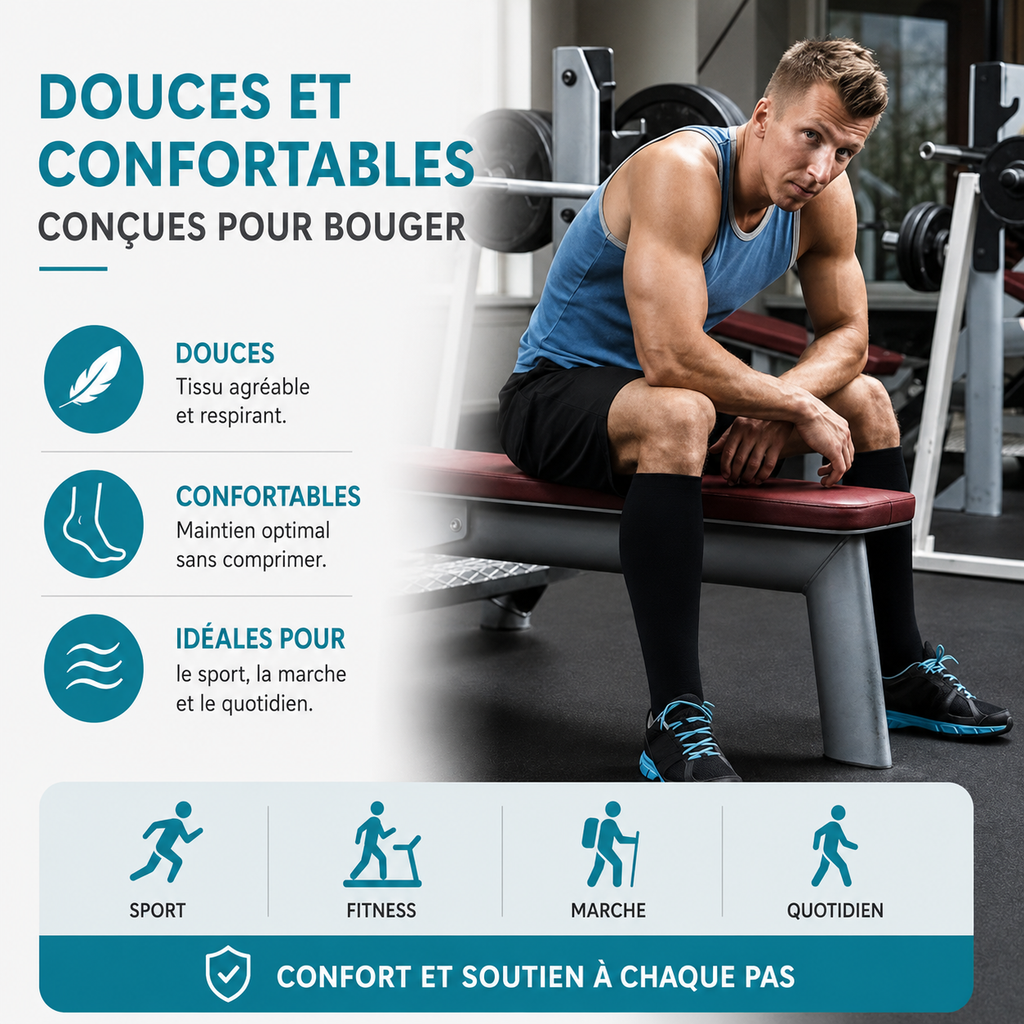 Chaussettes Anti-fatigue Veineuse