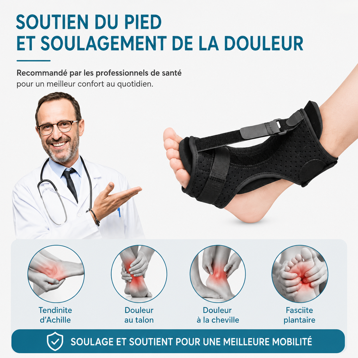 Attelle Fasciite Plantaire Nuit