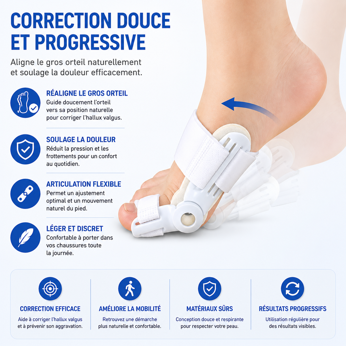 Attelle Hallux Valgus Confort