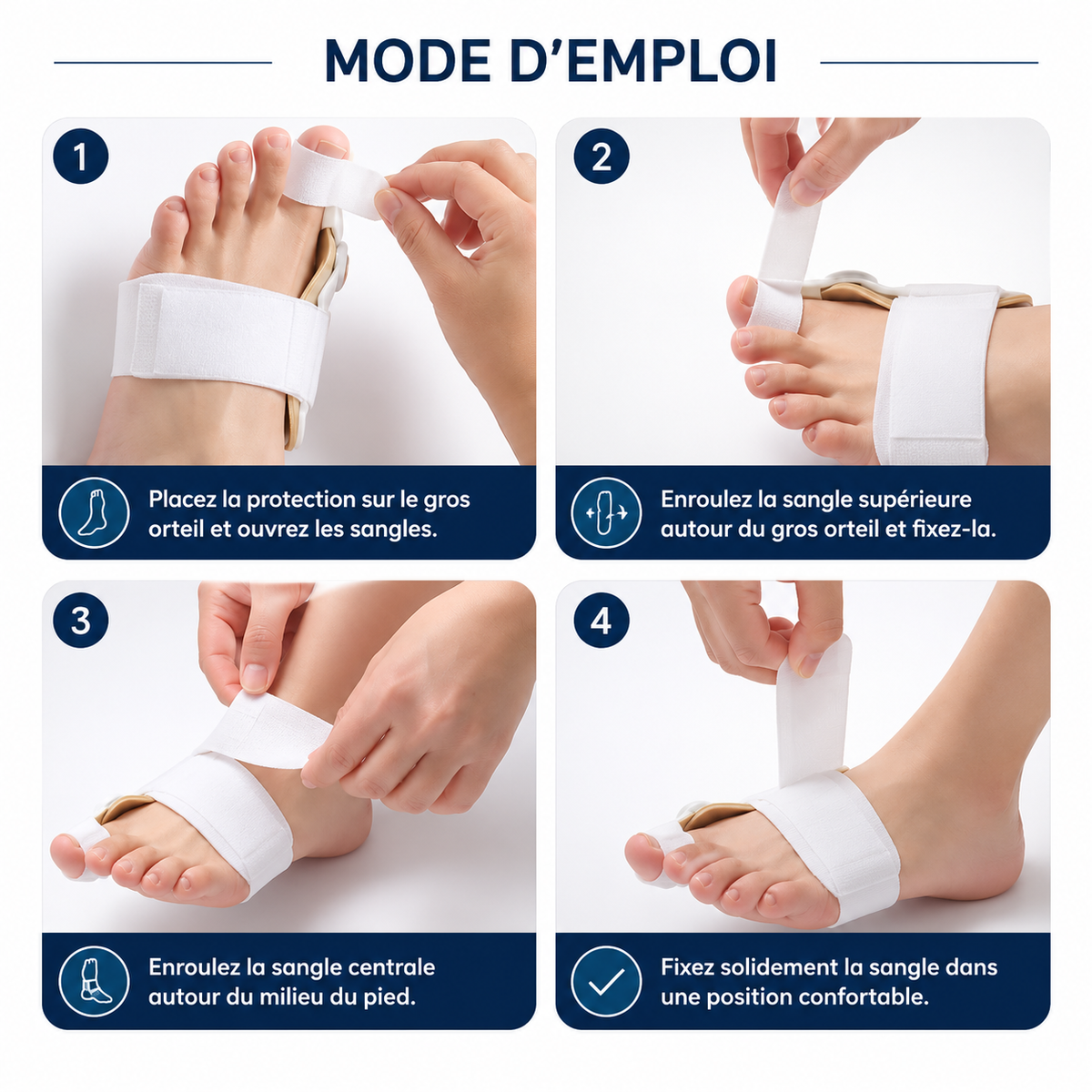 Attelle Hallux Valgus Confort