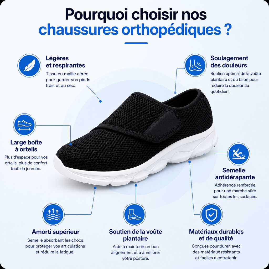 Chaussures Orthopédiques Respirantes