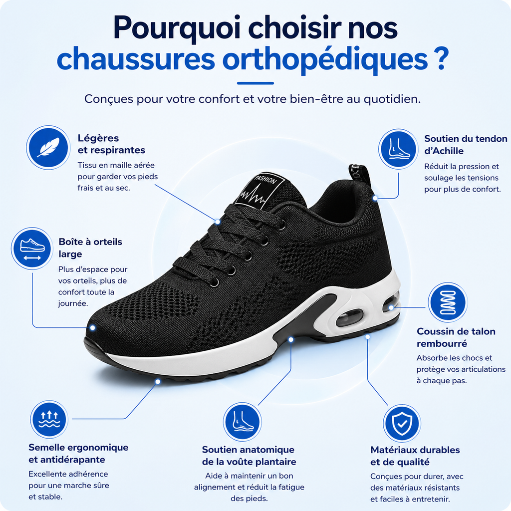 Chaussures Orthopédiques Sport Respirantes