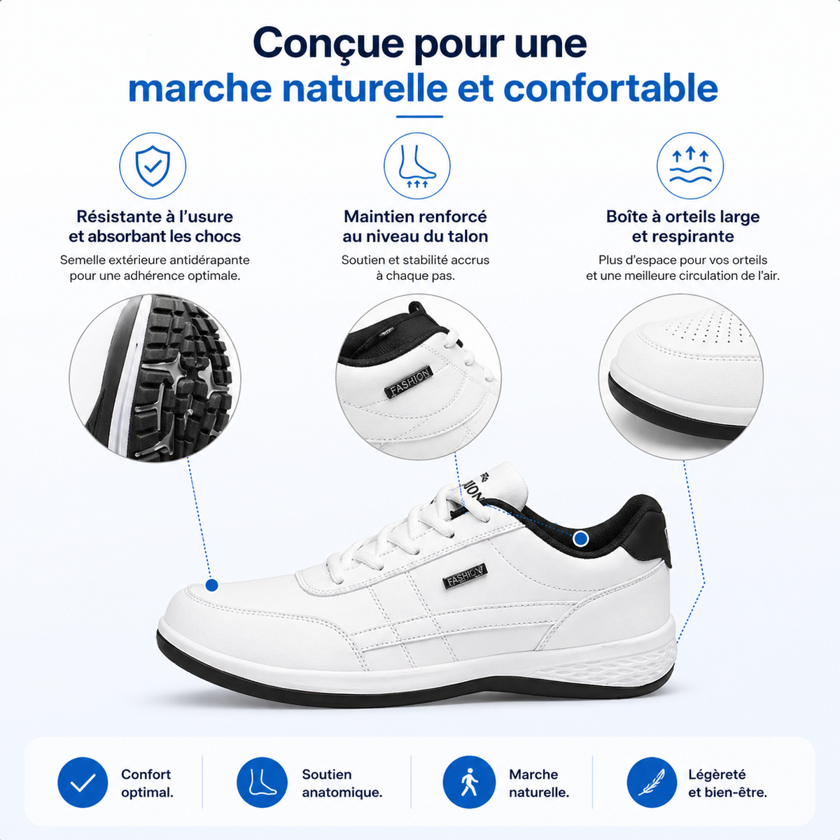 Chaussures Orthopédiques Homme Confort