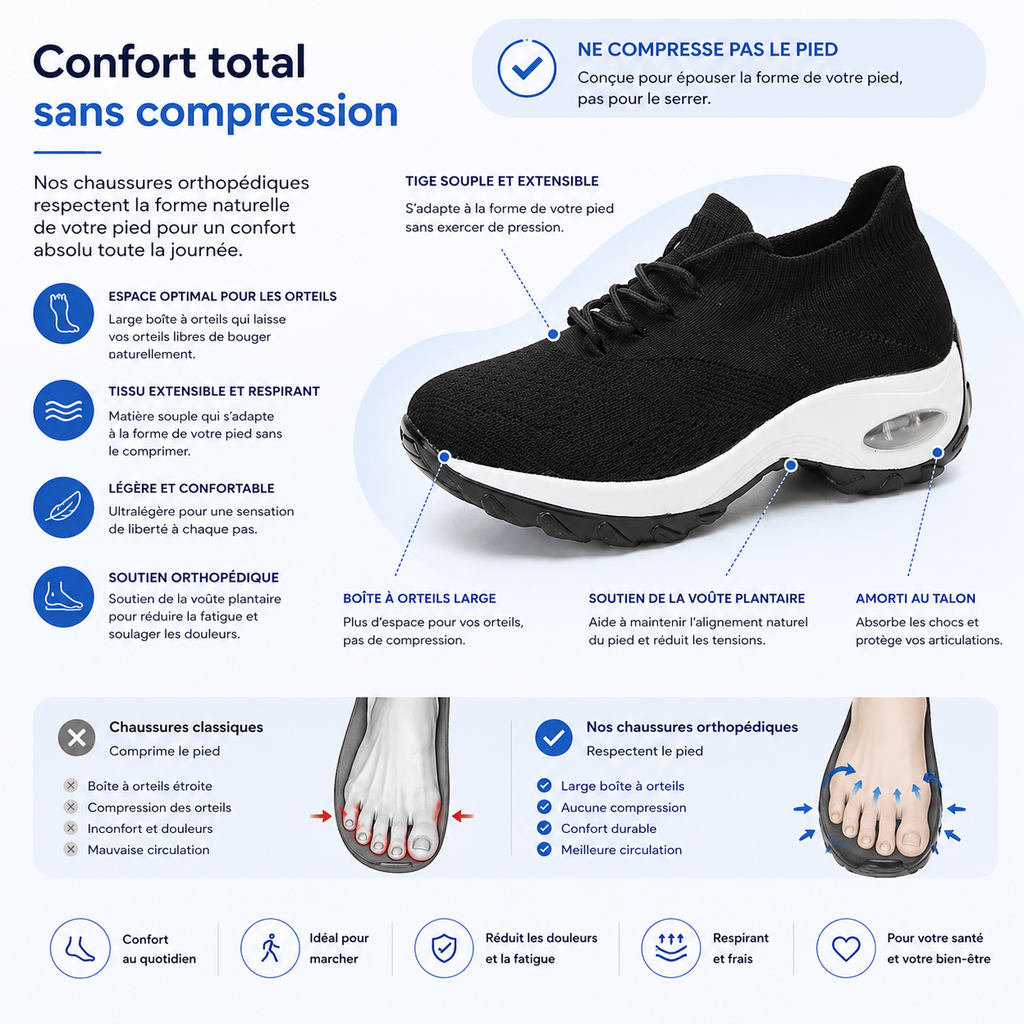 Chaussure Orthopédique Femme Moderne