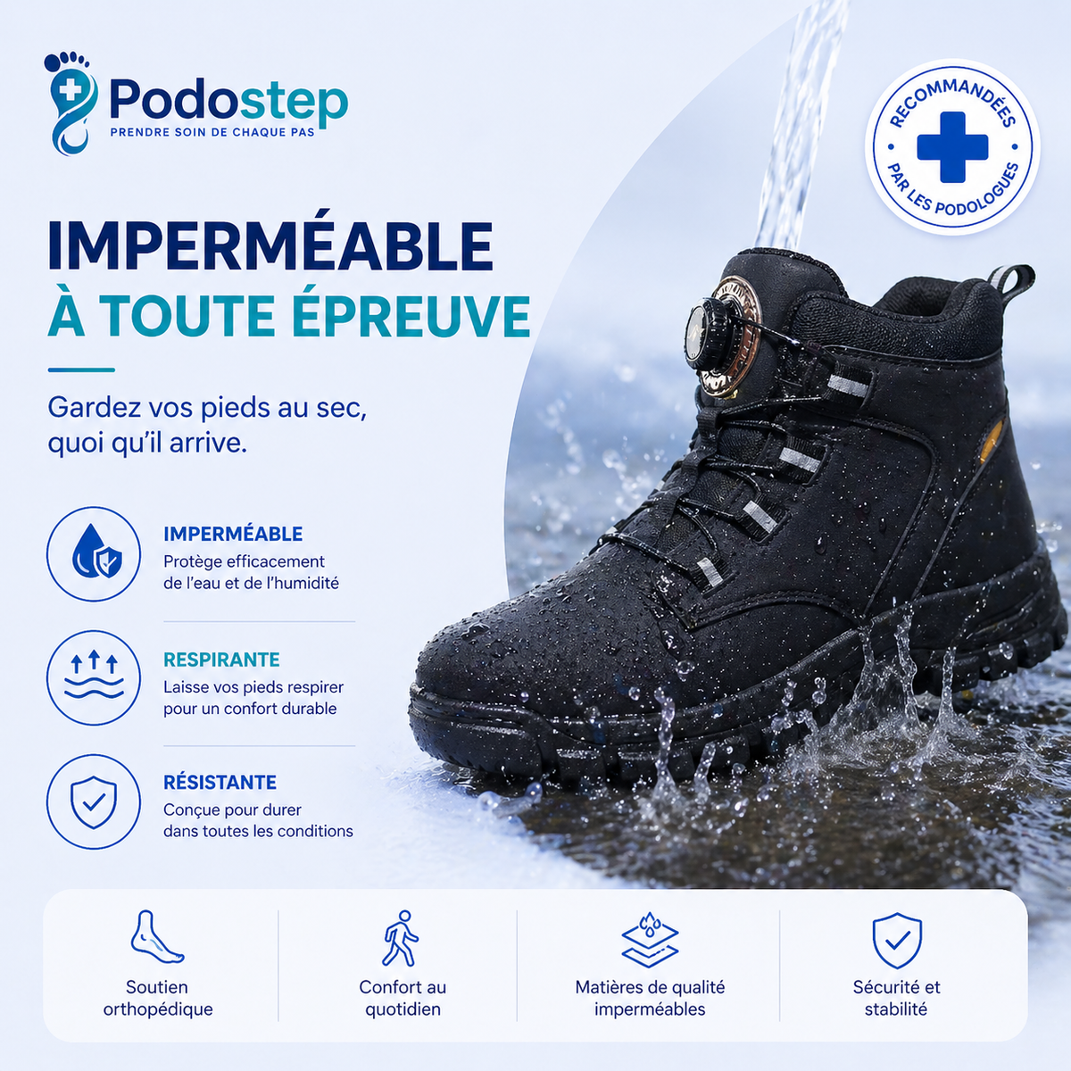 Chaussure de Sécurité Orthopédique