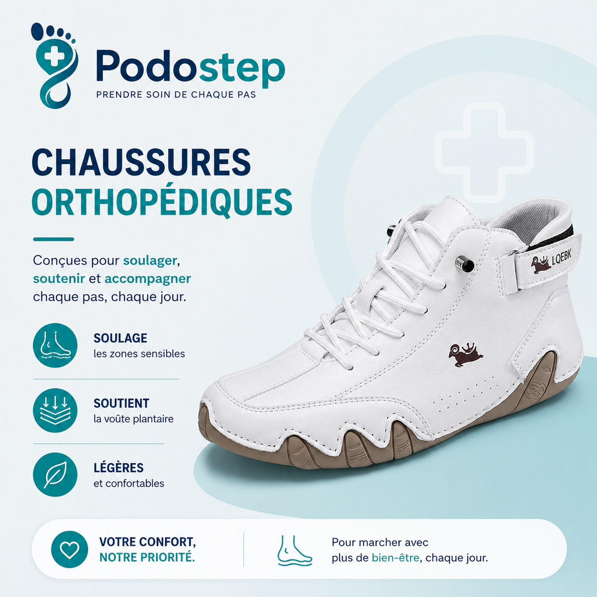 Chaussures Orthopédiques Homme Maintien