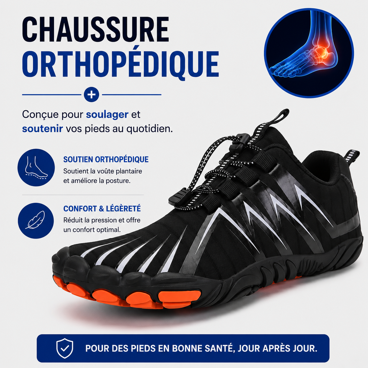Chaussures Orthopédiques Homme Flexibles