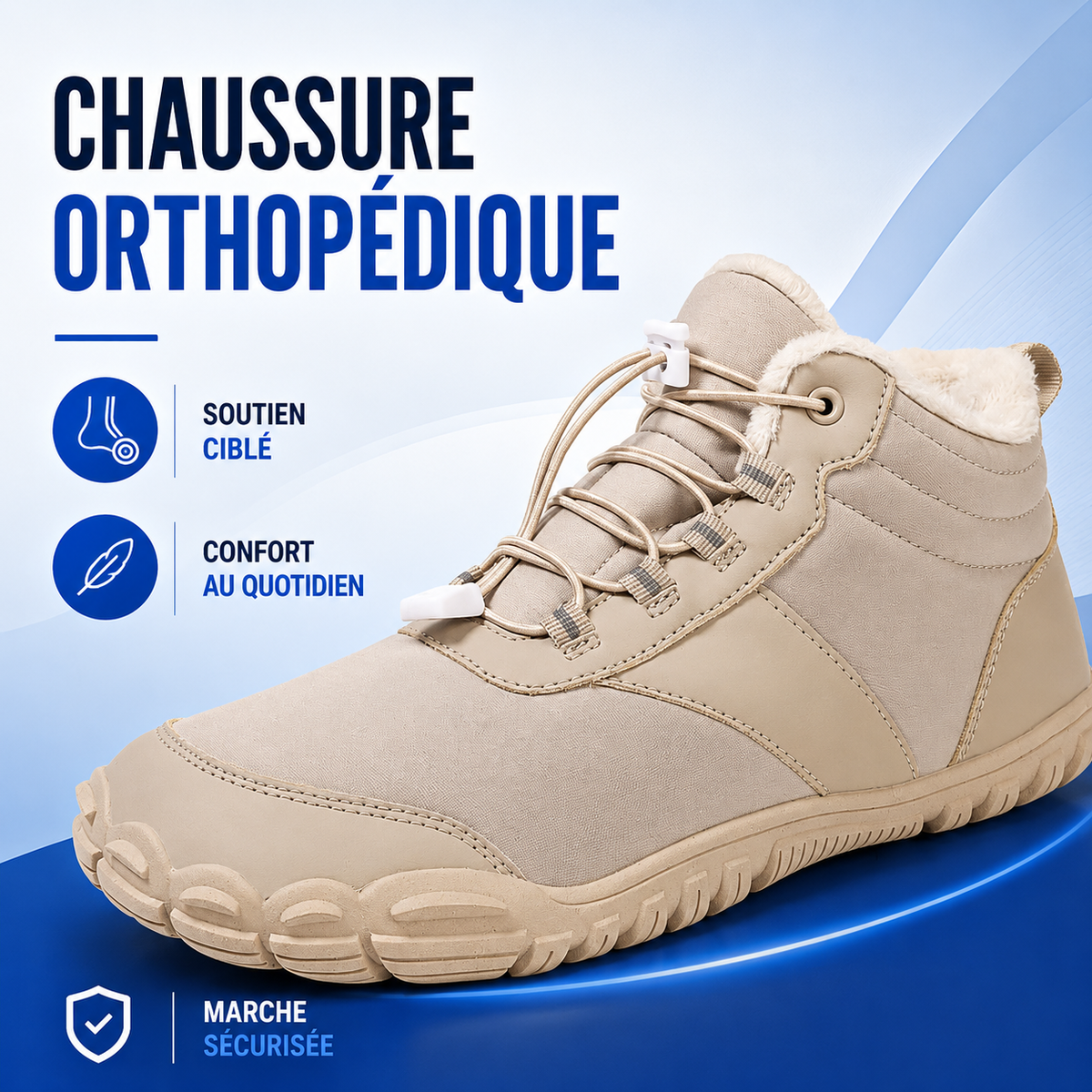 Chaussures Orthopédiques Confort Hiver