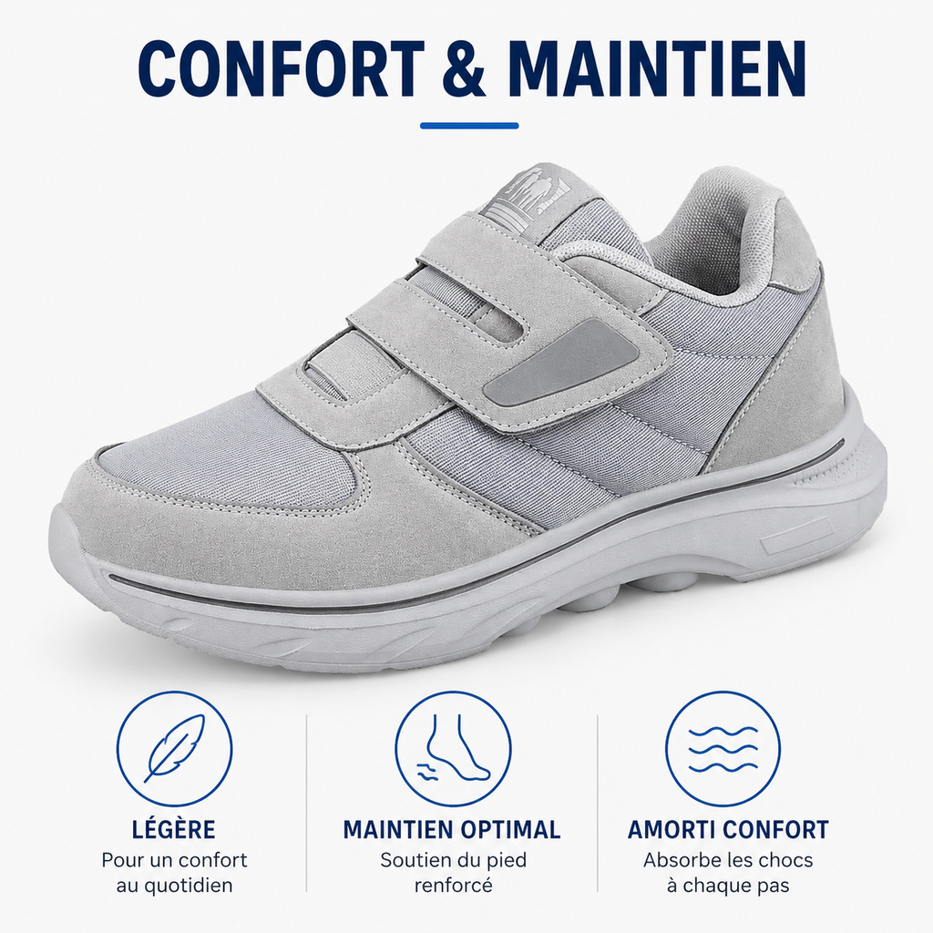 Chaussures Orthopédiques Scratch Confort Pieds Sensibles