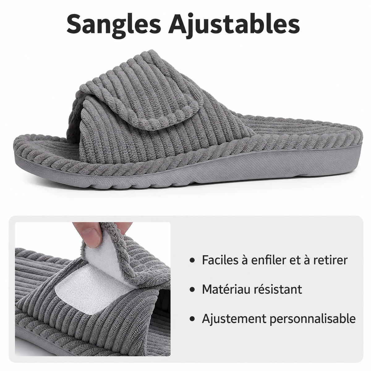 Chaussons Orthopédiques Confort Pieds Sensibles