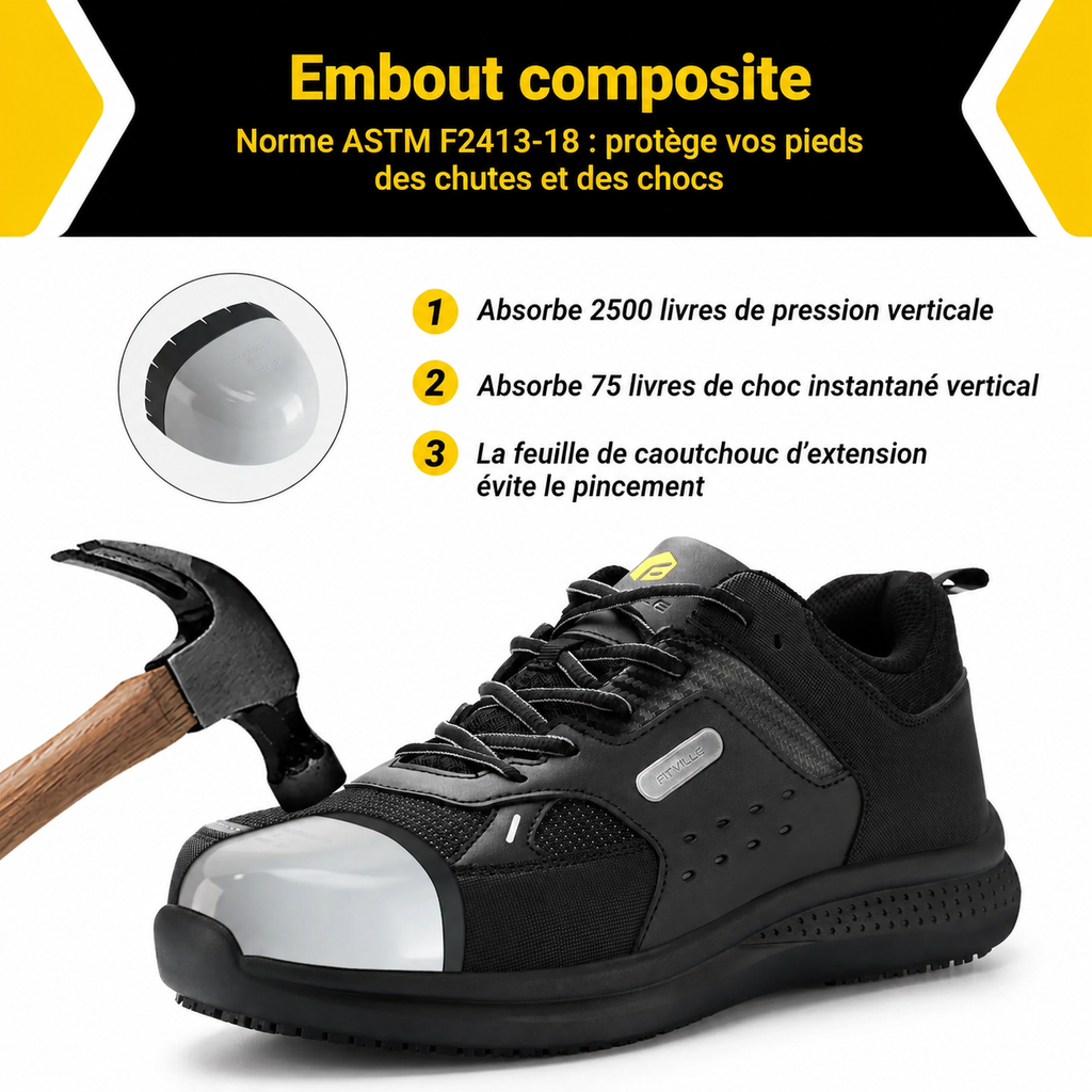 Baskets Orthopédiques Respirantes Maintien Actif