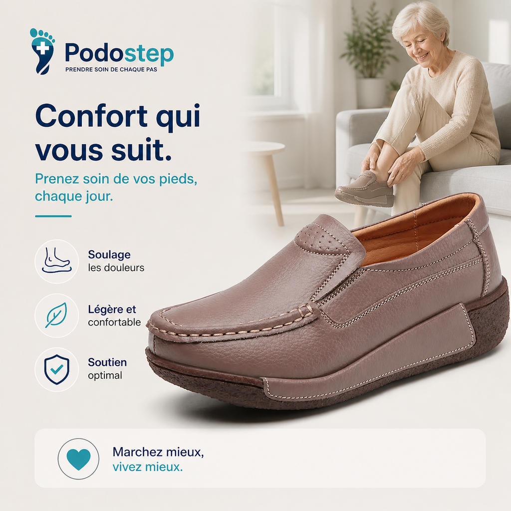 Mocassins Orthopédiques Confort Pieds Sensibles