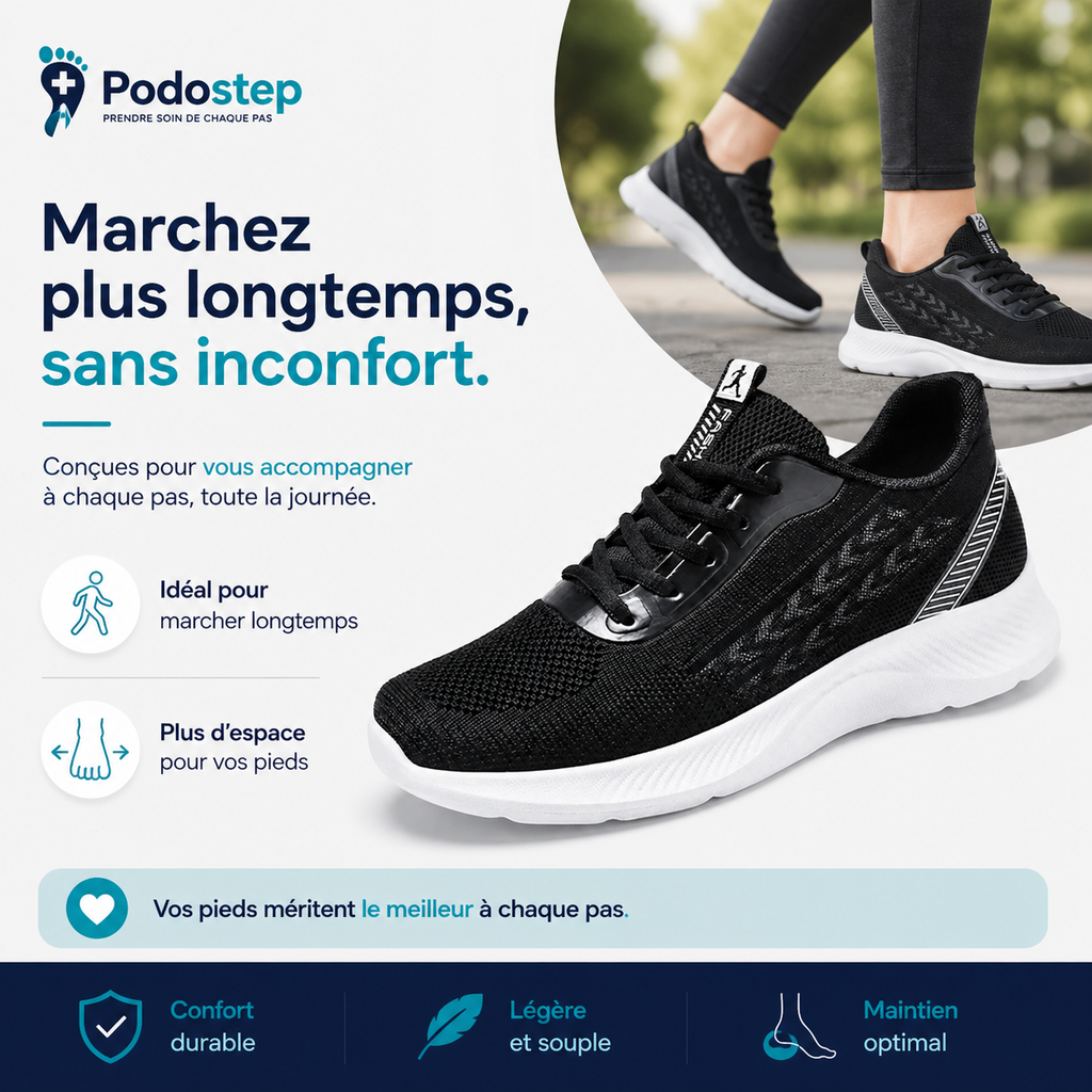 Baskets Orthopédiques Respirantes Femme