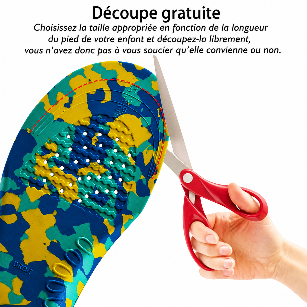 Semelle Enfant Orthopédique Soutien Voûte Plantaire