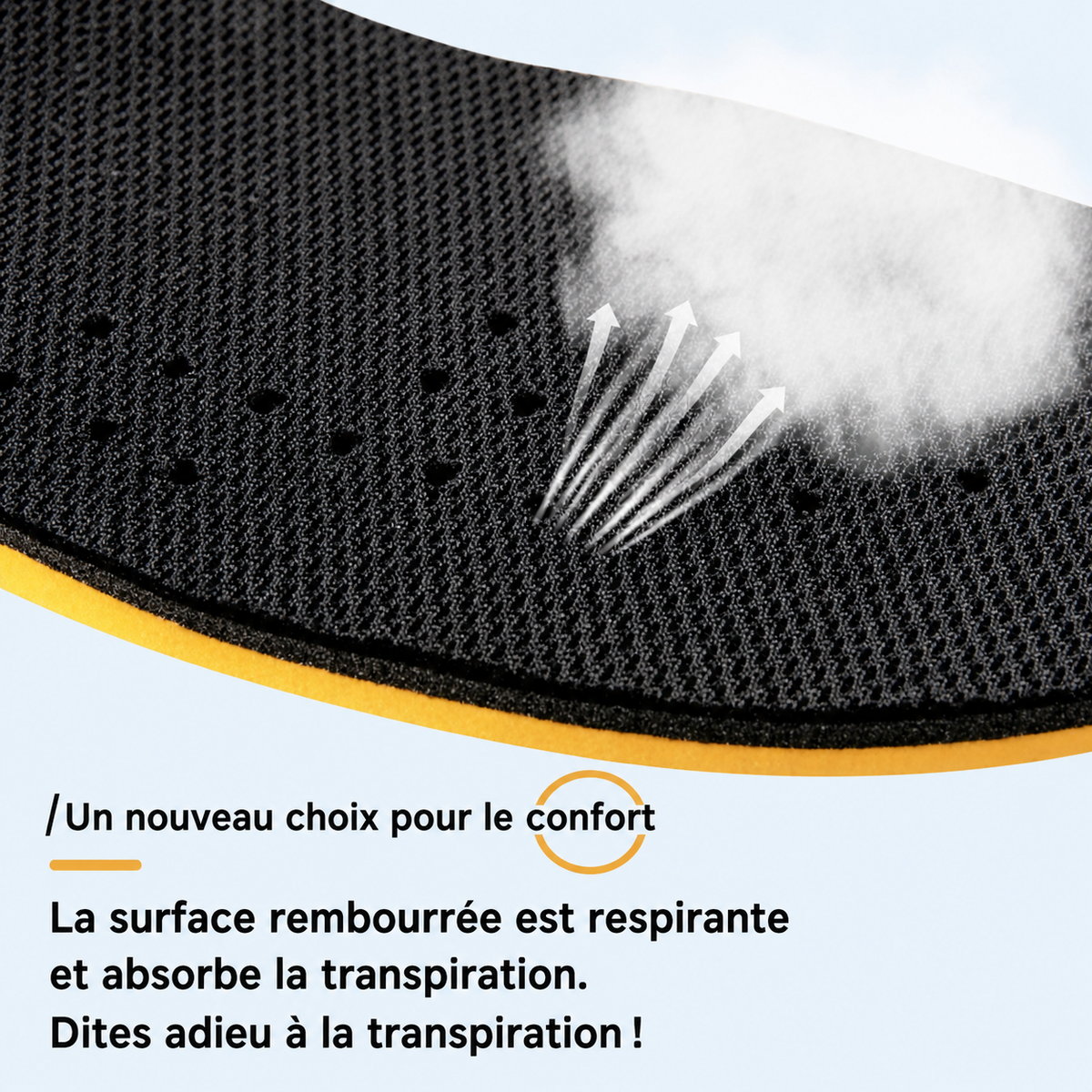 Semelles confort soutien voûte plantaire amortissantes