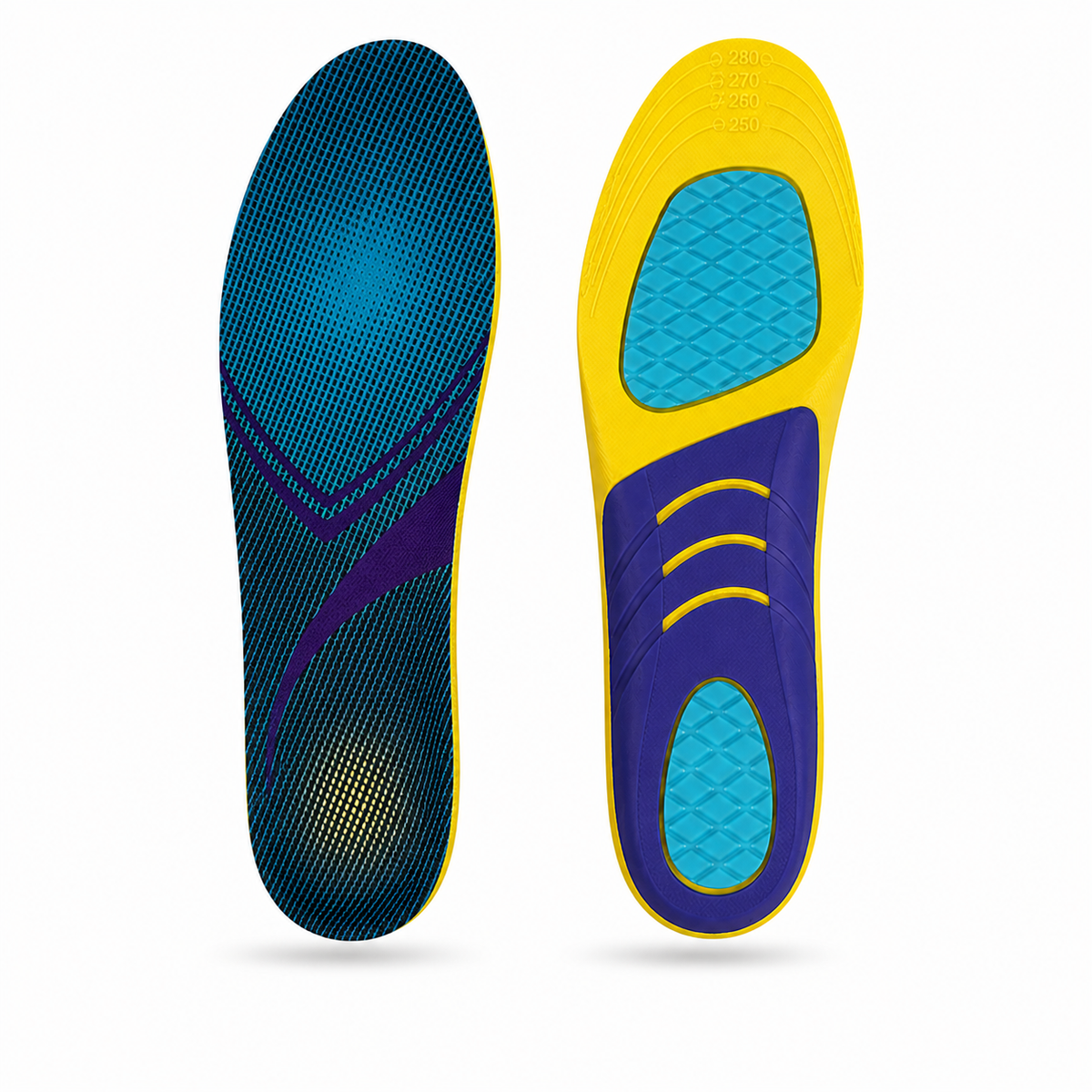 Semelles Sport Amorti Dynamique et Maintien Actif