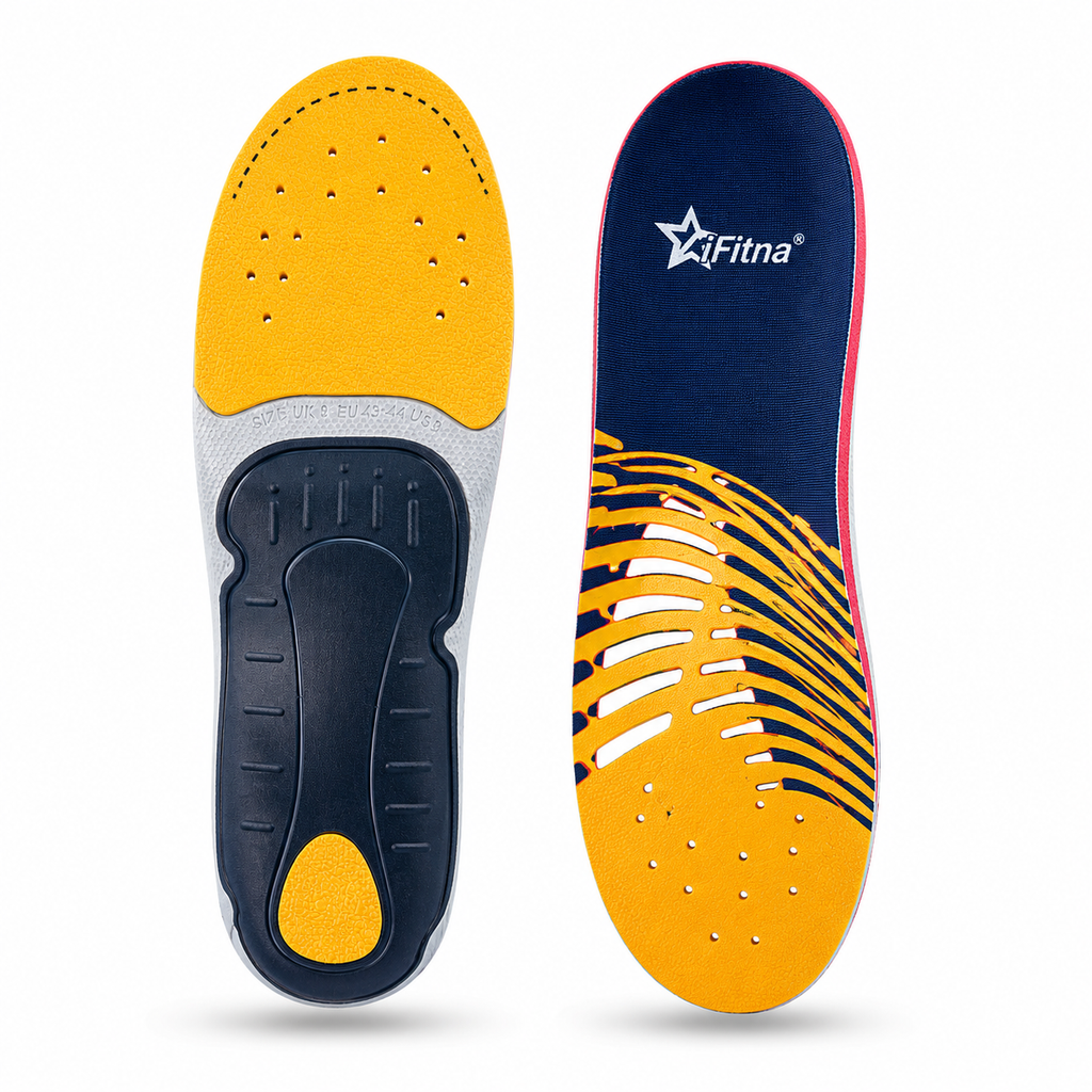 Semelles orthopédiques sport support rigide et amorti