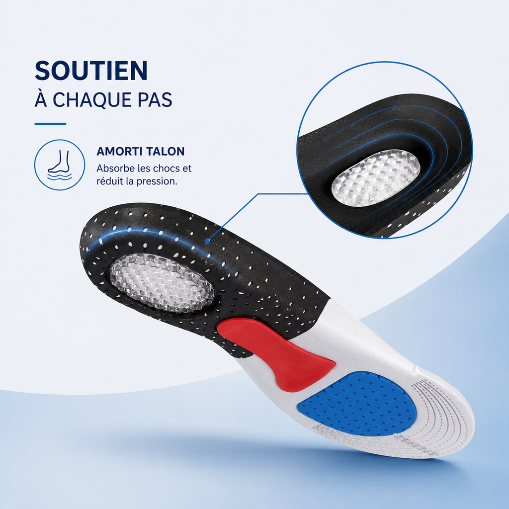 Semelles Orthopédiques Multi-couches Haute Performance