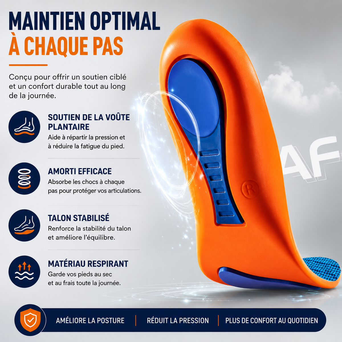 Semelles Orthopédiques Sport Amorti Performance