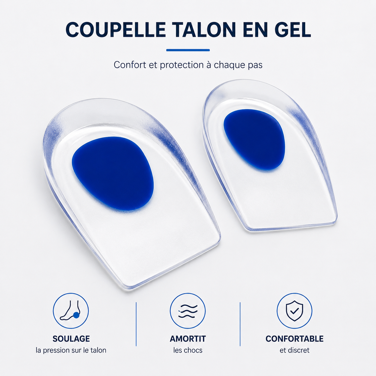 Talonnette en Silicone Orthopédique