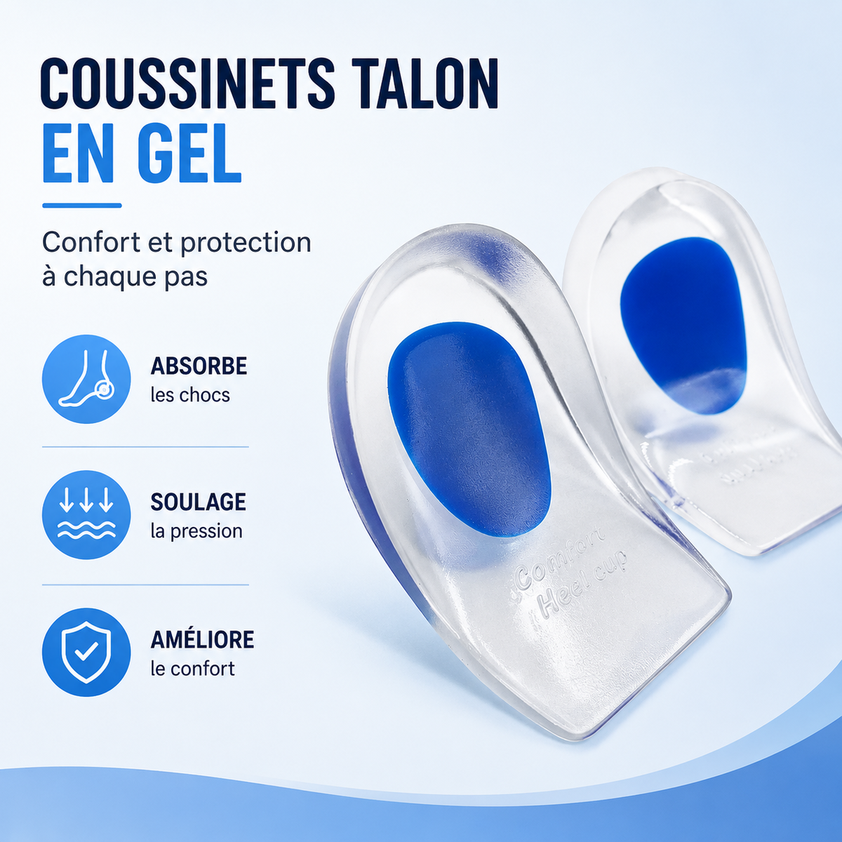 Talonnette en Silicone Orthopédique