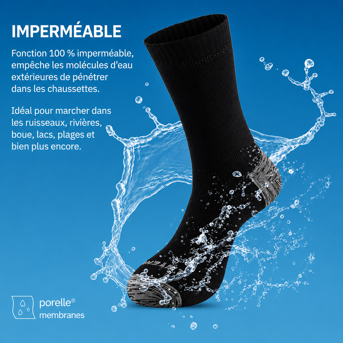 Chaussettes de Compression Respirantes