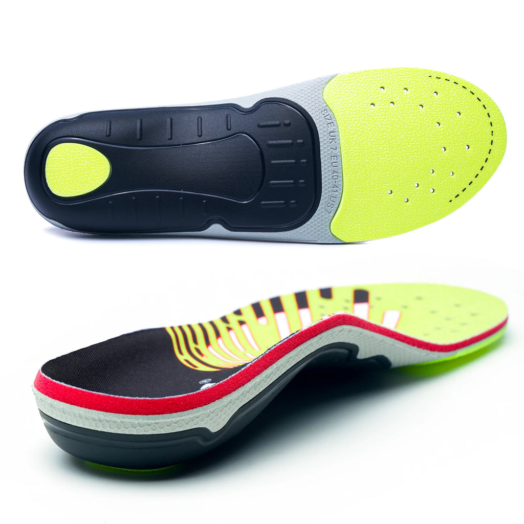 Semelles orthopédiques sport support rigide et amorti