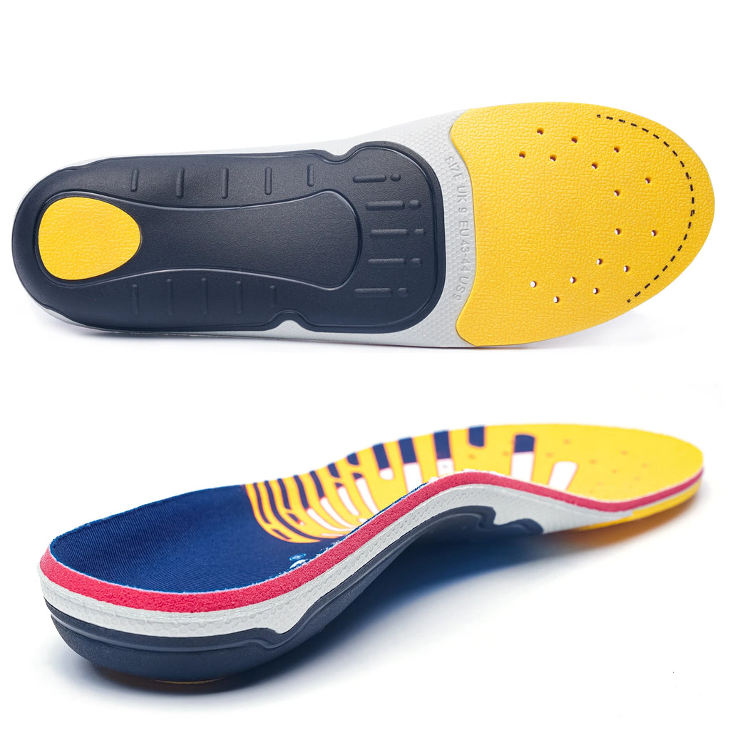 Semelles orthopédiques sport support rigide et amorti