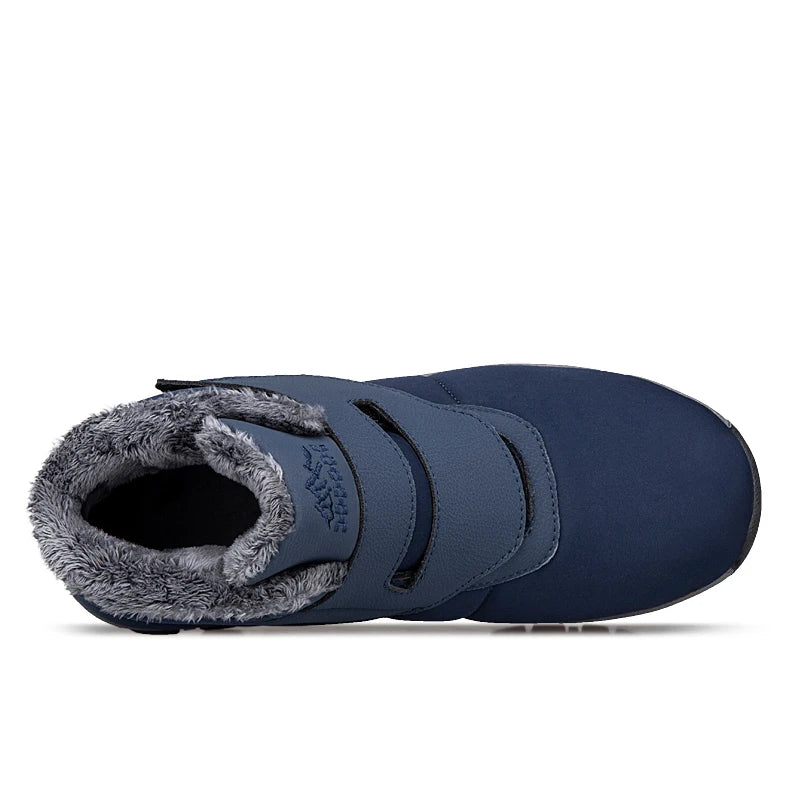 Bottines d'Hiver Homme Fourrées Ajustables