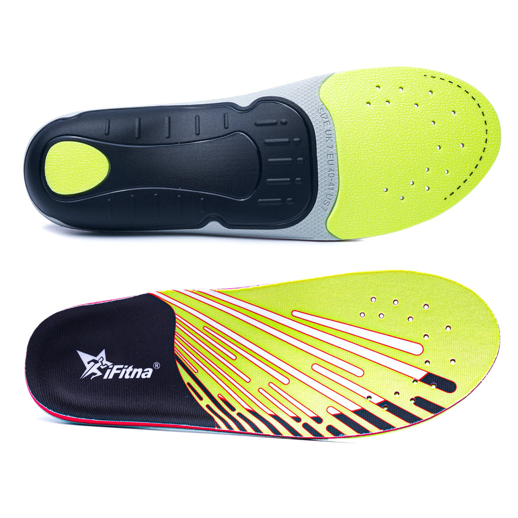 Semelles orthopédiques sport support rigide et amorti