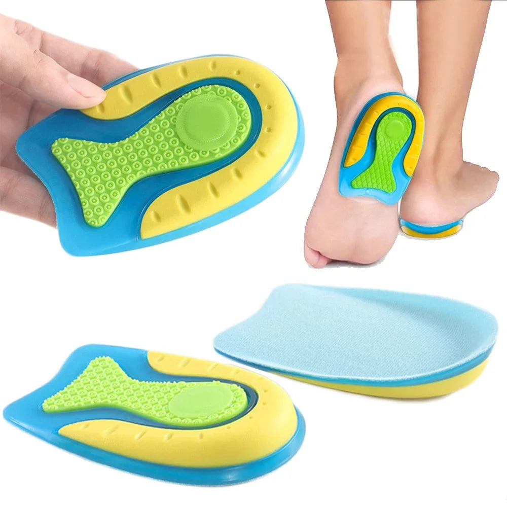Talonnettes en Gel Pour Fasciite et Douleurs au Talon