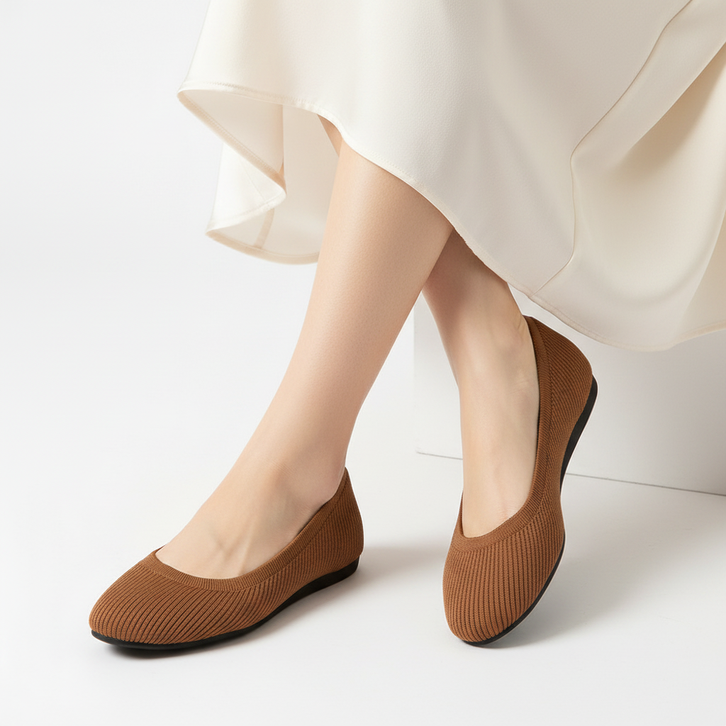 Ballerine caramel femme - 2