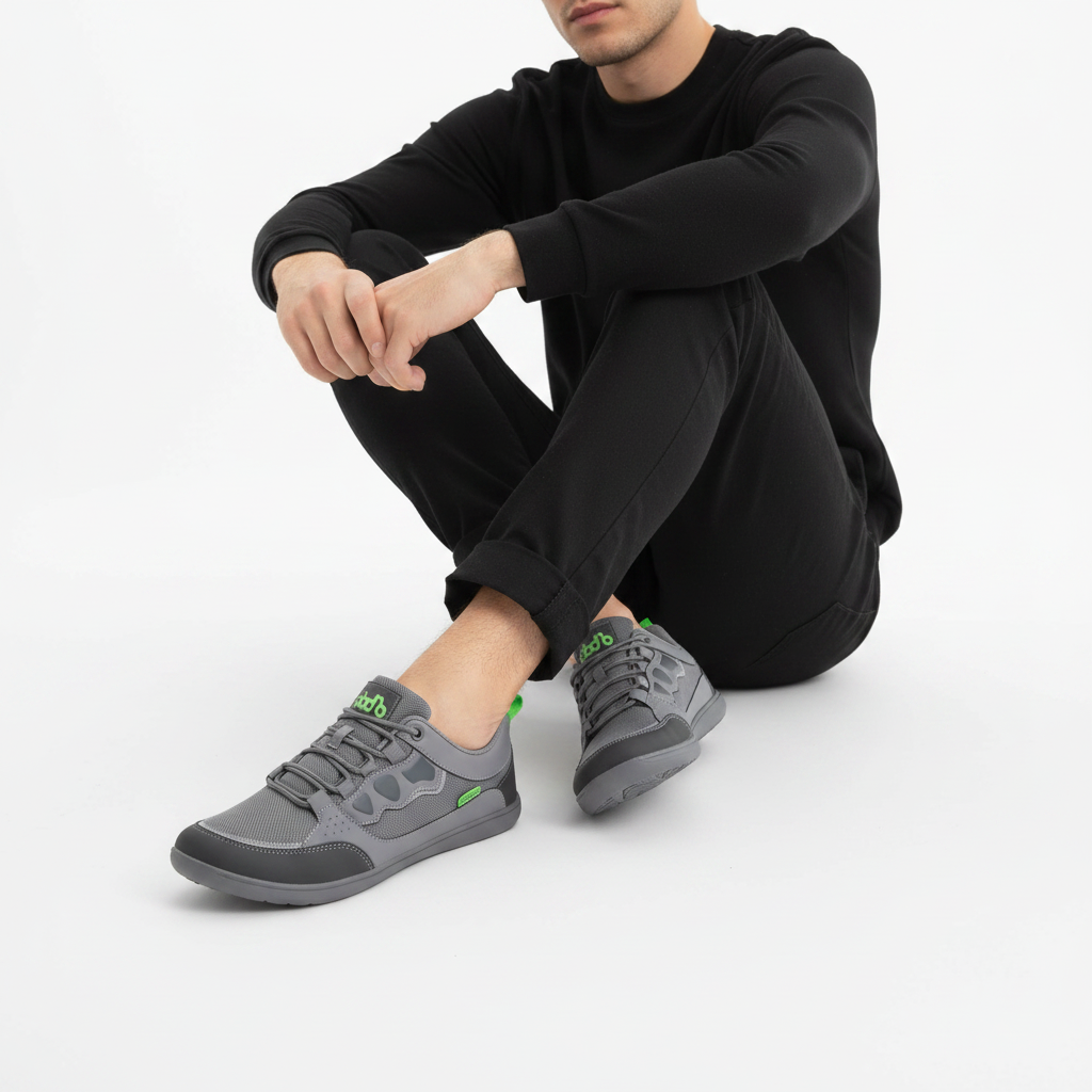 Barefoot grise verte homme - 1