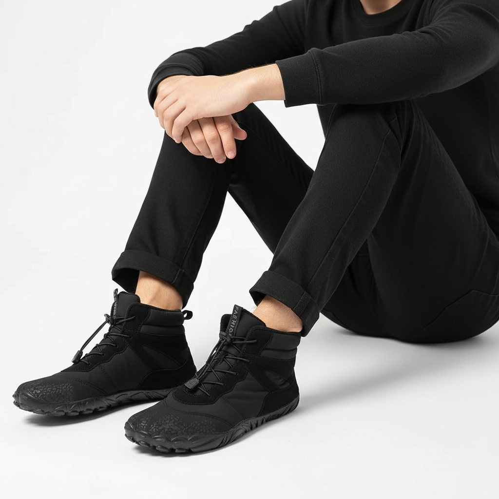 Barefoot noir high-top bas - 1