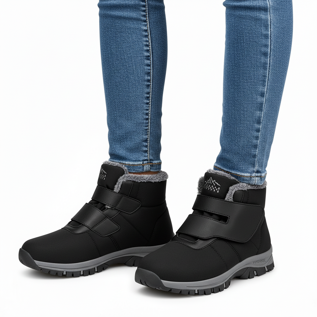 Boots hiver noires femme - 2