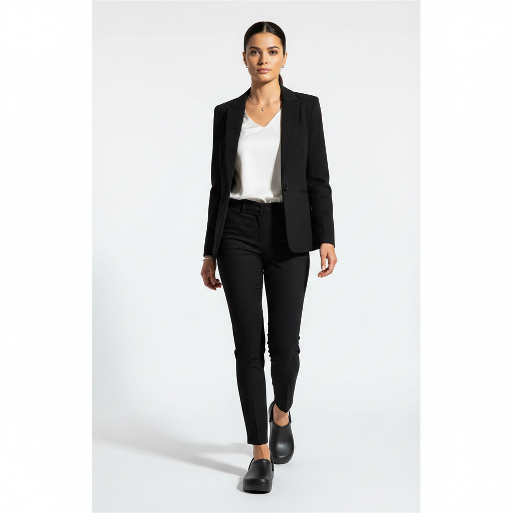 Femme - corps entier - sabot noir