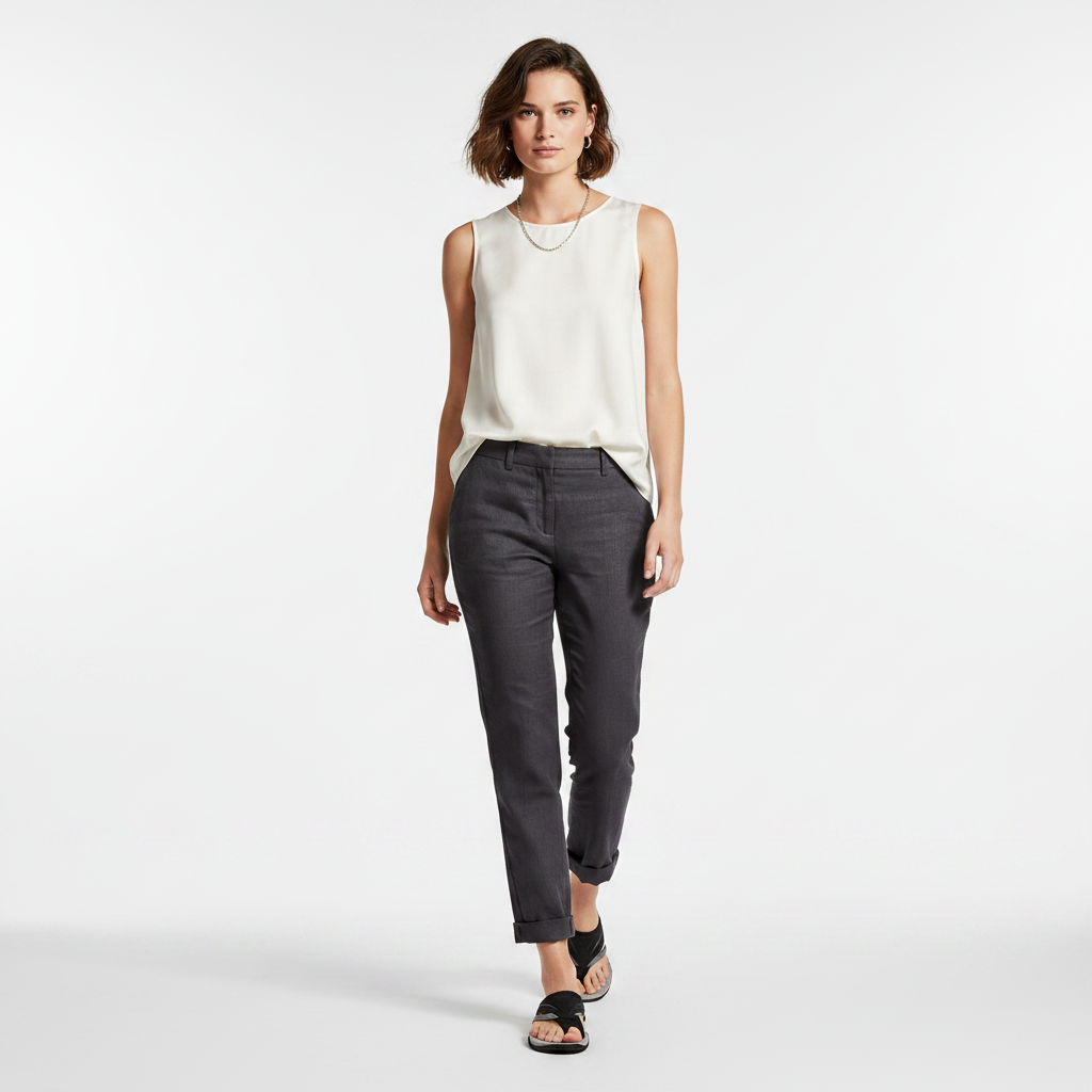 Femme - corps entier - tong noire outdoor