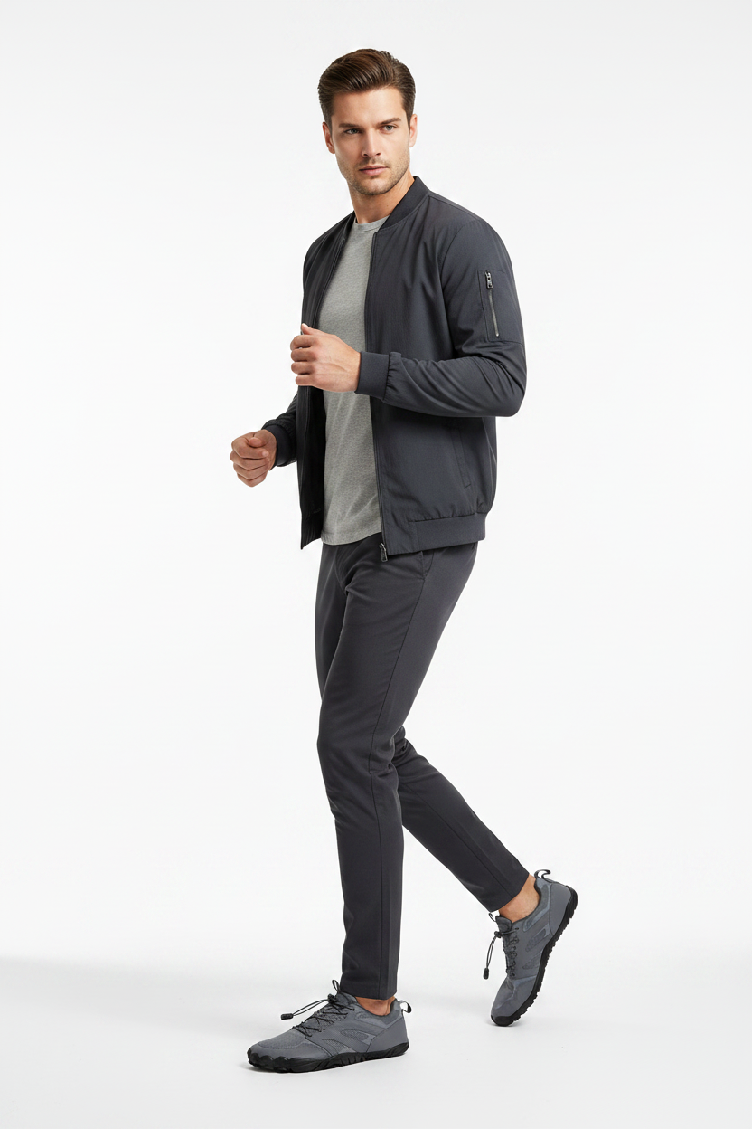 Homme - corps entier - chaussure grise
