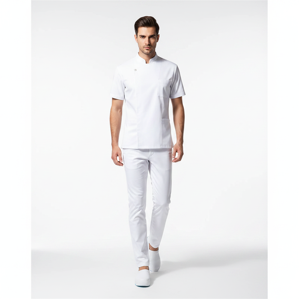 Homme - corps entier - slip-on blanc pro